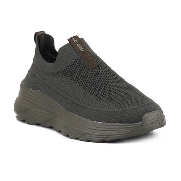 Red Chief Sports Olive Green Color & Low Ankle Slip-On Comfortable Walking Shoes for Men |W7031 G0045