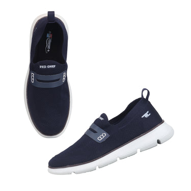 Red Chief Sports Navy Color & Low Ankle Slip-On Comfortable Walking Shoes for Men |W7024 795