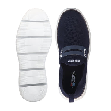 Red Chief Sports Navy Color & Low Ankle Slip-On Comfortable Walking Shoes for Men |W7024 795