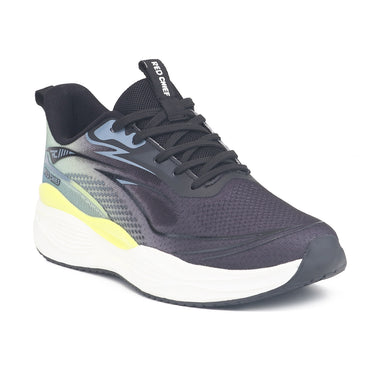 Red Chief Sports Black Color & Low Ankle Lace-Up Comfortable Running Shoes for Men |R1762 001