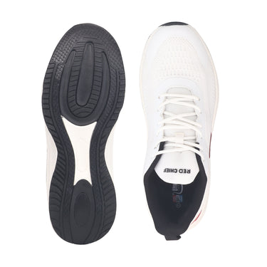 Red Chief Sports White Color & Low Ankle Lace-Up Comfortable Running Shoes for Men |R1746 057