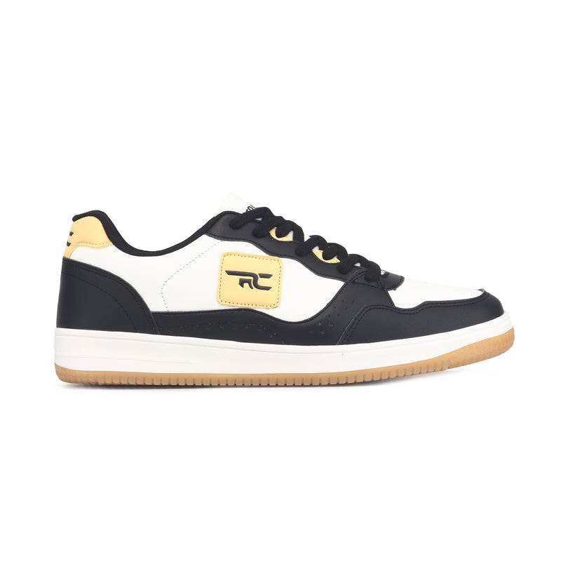 RC SPORTS Black-White Sneaker for Men C6020 F025