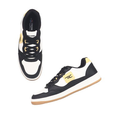 RC SPORTS Black-White Sneaker for Men C6020 F025