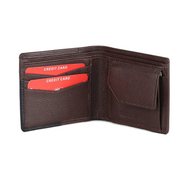 RED CHIEF Black Leather Wallet for Men A90150 117