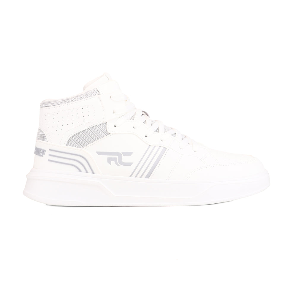 Red Chief Sports White-Gray Color & Mid Ankle Lace-Up Comfortable Snea ...