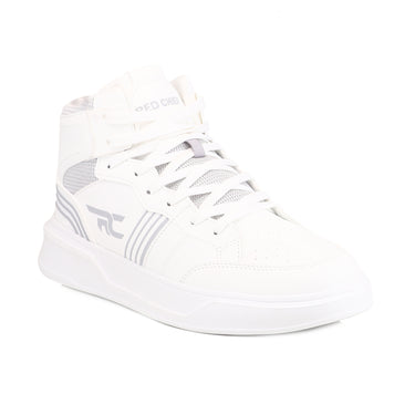 Red Chief Sports White-Gray Color & Mid Ankle Lace-Up Comfortable Sneaker Shoes for Men |C6022 085