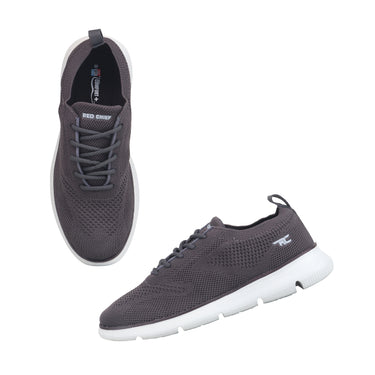 Red Chief Sports Dark Grey Color & Low Ankle Lace-Up Comfortable Walking Shoes for Men |W7025 F031