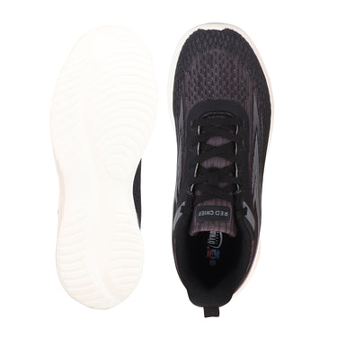 Red Chief Sports Black Color & Low Ankle Lace-Up Comfortable Running Shoes for Men |R1775 001