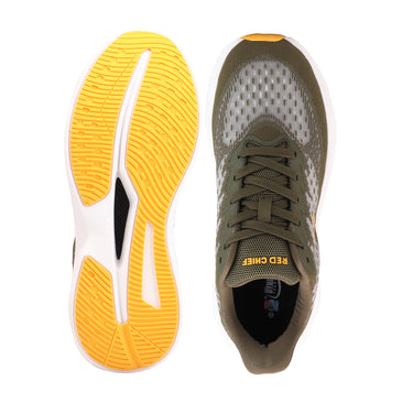 Red Chief Sports Olive Green Color & Low Ankle Lace-Up Comfortable Running Shoes for Men |R1751 G0045