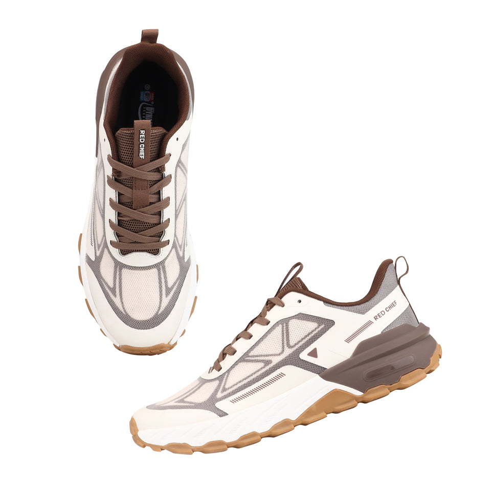 Buy Red Chief Sports Beige-Taupe Color & Low Ankle Lace-Up Comfortable ...