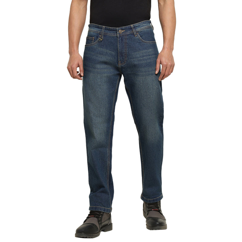 RED CHIEF Light Blue Cotton Poly Lycra Jeans for Men O-8560200 081