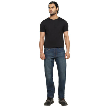 RED CHIEF Light Blue Cotton Poly Lycra Jeans for Men O-8560200 081