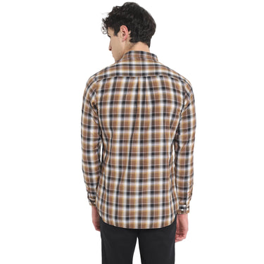 Red Chief Black/Brown Casual Shirt for Men O-8110076 117