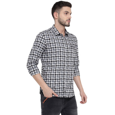 Red Chief Black/White /Grey Casual Shirt for Men O-8110080 G00208