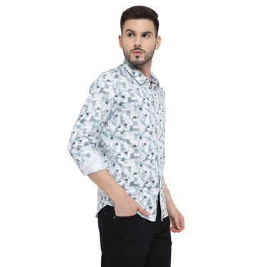 Red Chief Blue/White Casual Shirt for Men O-8110084 1306
