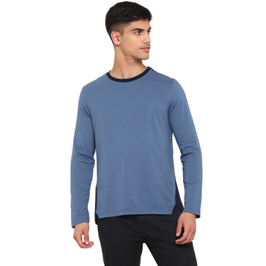 Red Chief Blue/Navy Cut And Sew T-Shirt for Men O-8220037 141