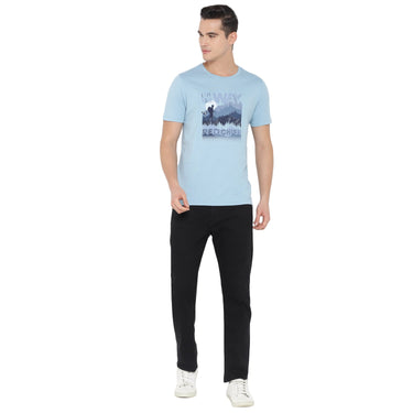 Red Chief Light Blue T-Shirt for Men O-8220050 081
