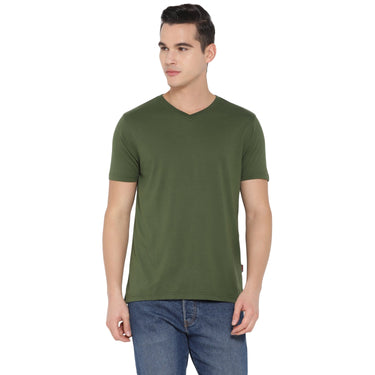 Red Chief Olive T-Shirt for Men O-8220052 124