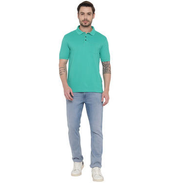 RED CHIEF Camou Green Cotton Poly T-Shirt for Men O-8220054 1148