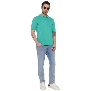 RED CHIEF Camou Green Cotton Poly T-Shirt for Men O-8220054 1148