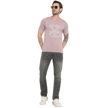 RED CHIEF Pink Cotton Poly T-Shirt for Men O-8220068 059