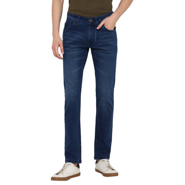 Red Chief Blue Solid Jeans for Men O-8560111 002