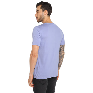 RED CHIEF Purple Cotton Poly T-Shirt for Men O-8220071 171