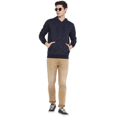 Red Chief Blue Texture Sweatshirt for Men O8310007 002