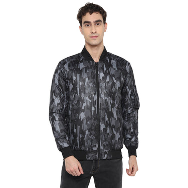 Red Chief Gray Printed Jacket for Men O8310011 005