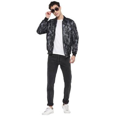 Red Chief Gray Printed Jacket for Men O8310011 005