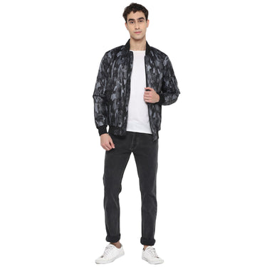 Red Chief Gray Printed Jacket for Men O8310011 005