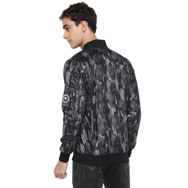 Red Chief Gray Printed Jacket for Men O8310011 005