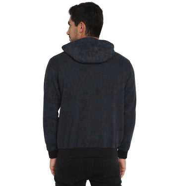 Red Chief Blue Solid Sweatshirt for Men O8310021 002