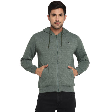 Red Chief Olive Texture Sweatshirt for Men O8310027 124