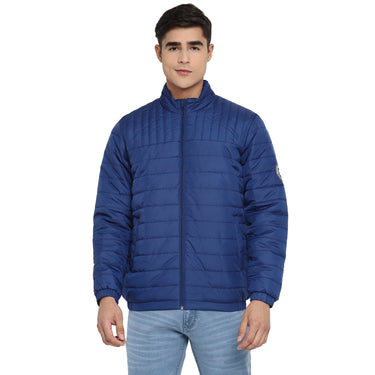 Red Chief Blue Solid Jacket for Men O8310033 002