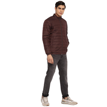 Red Chief Maroon Solid Jacket for Men O8310033 376