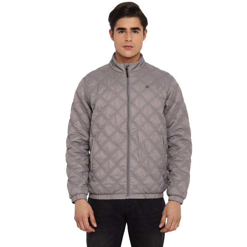 Red Chief Gray Solid Jacket for Men O8310034 005