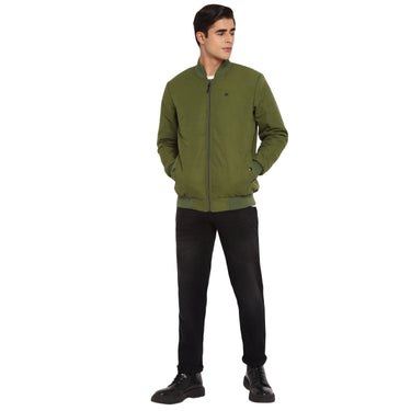 Red Chief Light Green Solid Jacket for Men O8310039 024