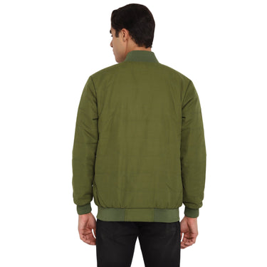 Red Chief Light Green Solid Jacket for Men O8310039 024