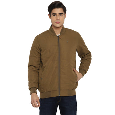 Red Chief Brown Solid Jacket for Men O8310039 430