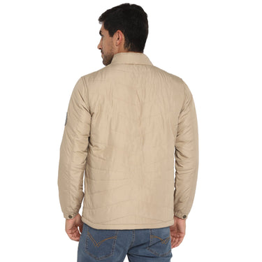 Red Chief Beige Solid Jacket for Men O8310041 026