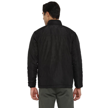 Red Chief Black Printed Jacket for Men O8310043 001