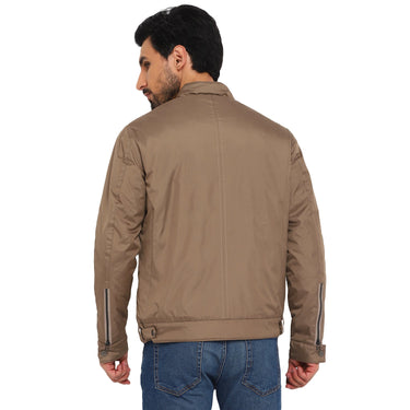 Red Chief Khaki Solid Jacket for Men O8310050 119