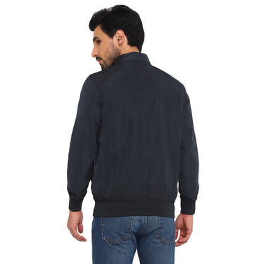 Red Chief Navy Solid Jacket for Men O8310052 G0039