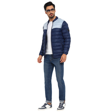 Red Chief Blue Solid Jacket for Men O8310053 002