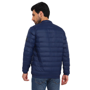 Red Chief Blue Solid Jacket for Men O8310053 002