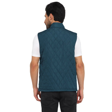 Red Chief Teal Solid Jacket for Men O8310055 815