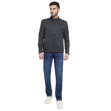 Red Chief Dark Gray Jacket for Men O8310056 F801