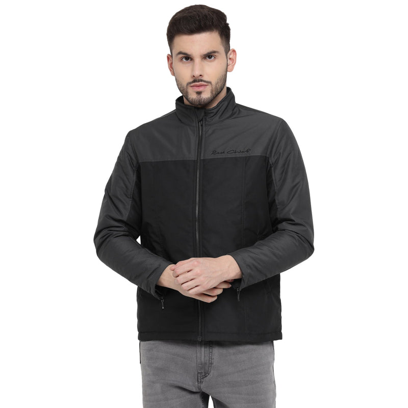 Red Chief Black Graphite Jacket for Men O8310058 G00993