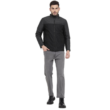 Red Chief Black Graphite Jacket for Men O8310058 G00993